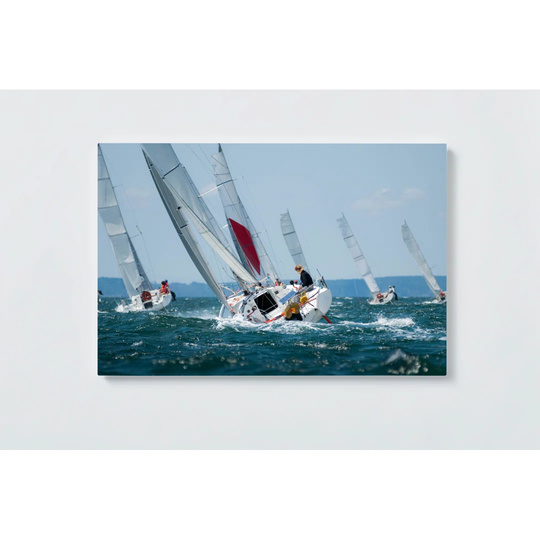 Yacht Motif Magnetic Wall Mounted Cork Board