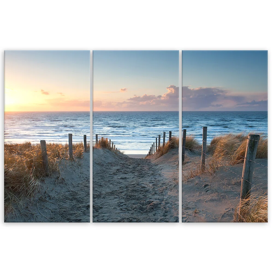 Canvas Print Sunset At The Baltic Sea