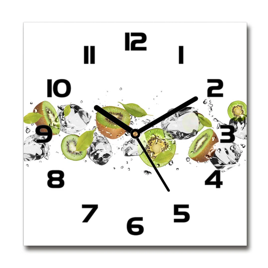 Hatsuko Kiwi and Water Silent Wall Clock