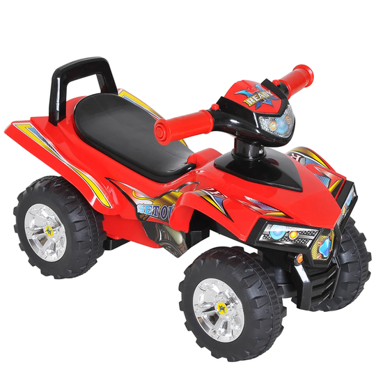 Reiten Kids Ride On Quad Bike with LED Lights - Red