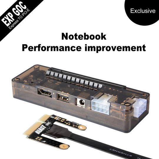 V8.0 EXP GDC Laptop External PCIE Graphics Card Dock PCI-E for Windows