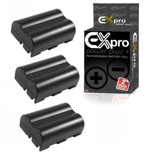 Ex-Pro Digital Camera Battery EN-EL3 ENEL3 for Nikon D-50 D-70 D-100 SLR 3 PACK
