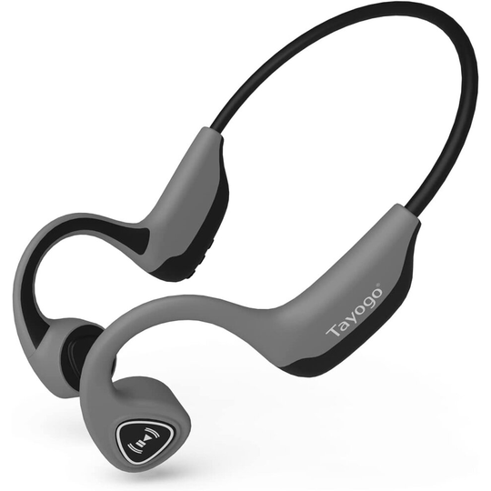 (grey) Bone Conducting Headphones Open-Ear Headphones