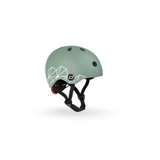 Scoot and Ride Helmet XXS-S Green Lines