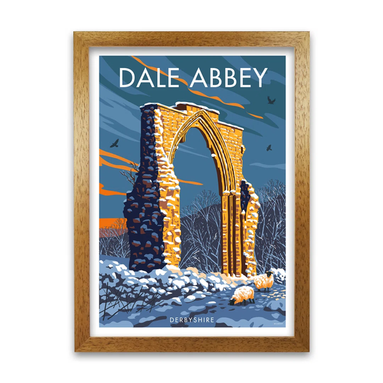 'Dale Abbey' Graphic Art