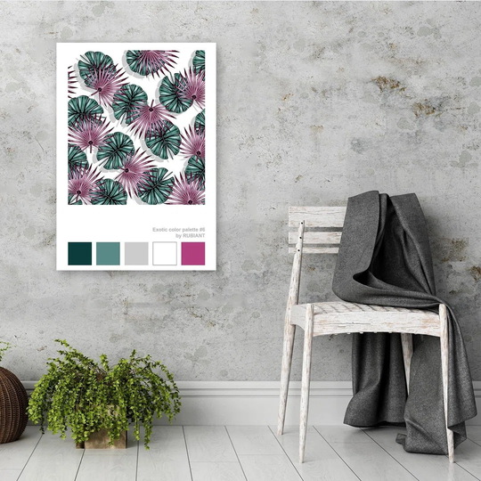Poster, Colored Leaves