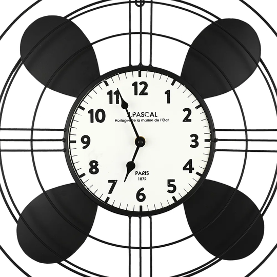 Dallon Vintage Propeller 10cm Wall Clock