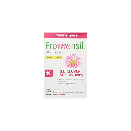 Promensil Menopause | Original Maintenance | Red Clover | Isoflavones | 40mg | 60 Tablets
