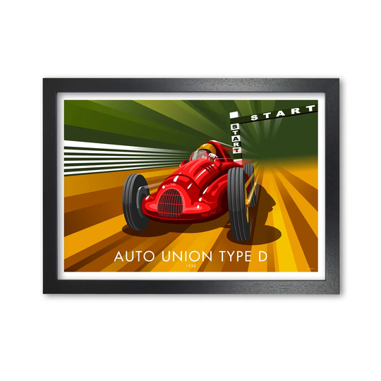 Auto Union by Stephen Millership - Graphic Art Print on Paper