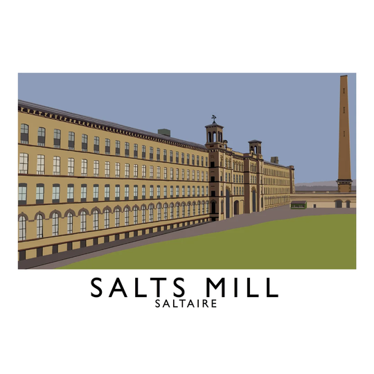 Salts Mill 2 by Richard O'Neil - Picture Frame Graphic Art Print on Paper