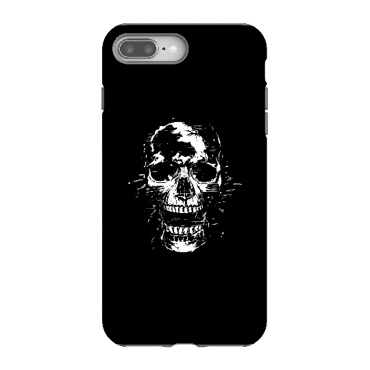 Balazs Solti Skull Phone Case for iPhone and Android - iPhone 8 Plus - Tough Case - Matte