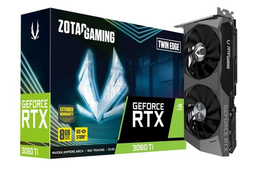 ZOTAC GeForce RTX 3060 Ti 8GB Twin Edge LHR Graphics Card