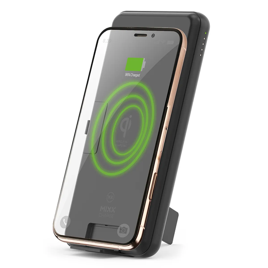 MIXX Qi10S Wireless Power Bank 10,000 mAh - Black