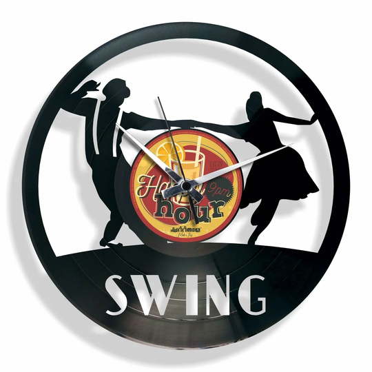 You Never Can Tell Swing and Boogie Vinyl 30cm Silent Wall Clock
