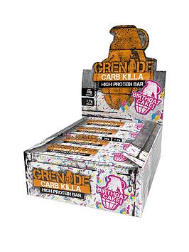 Grenade Carb Killa Birthday Cake Protein Bar 60G X 12