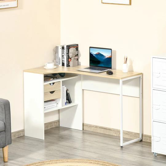 Illia 120Cm W L-Shape Computer Desk