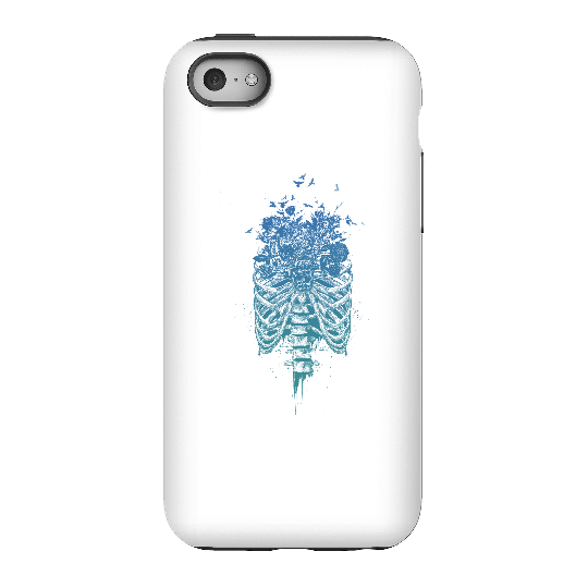 Balazs Solti Ribcage And Flowers Phone Case for iPhone and Android - iPhone 5C - Tough Case - Matte