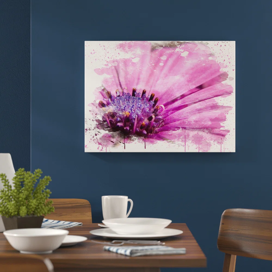 'Purple Flower' Graphic Art Print Poster