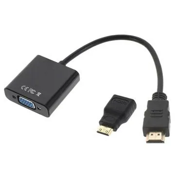HDMI, Mini HDMI / VGA Adapter Cable