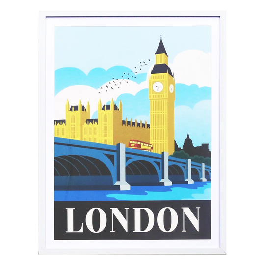 London Poster Framed Print