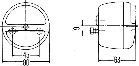 Combination Tail Light 2SB 003 018-031 Hella 2SB 003 018031