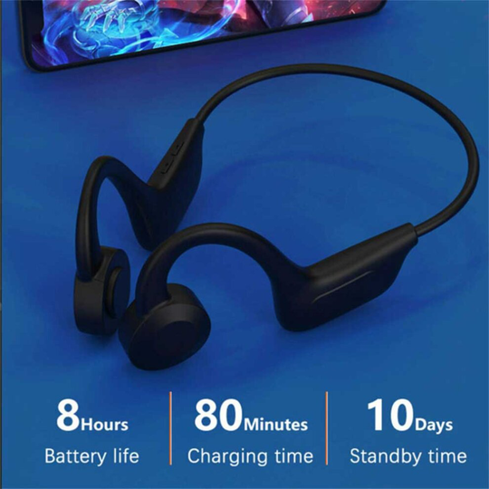 Bone Conduction Bluetooth Earphones Wireless Headset Sport Headphones