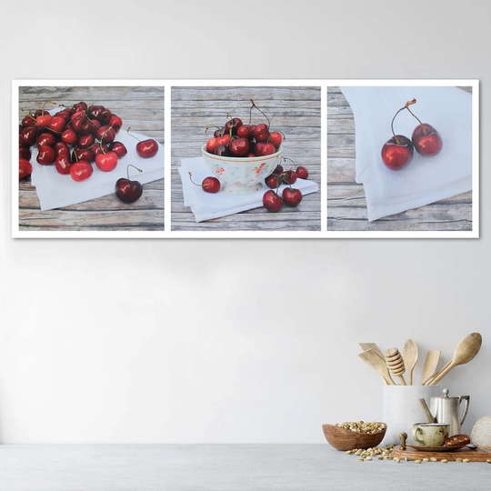 Canvas Print Cherries Fruits