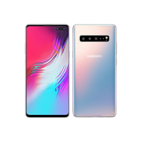 (Unlocked, Crown Silver) Samsung Galaxy S10 5G Single SIM | 256GB | 8GB RAM