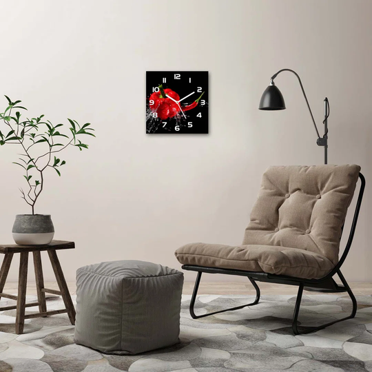 Peppers Silent Wall Clock