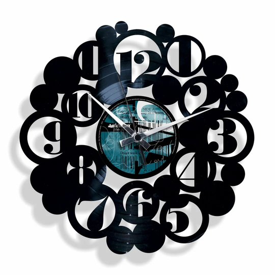 Bodoni Bubbles Vinyl 30cm Silent Wall Clock