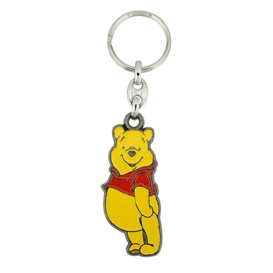 Disney Winnie The Pooh Smile Enamelled Licensed Keychain-Keyring