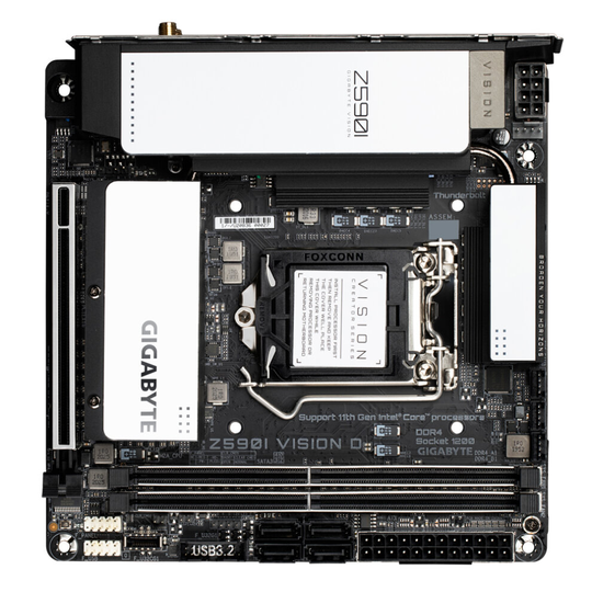 Gigabyte Z590I VISION D motherboard Intel Z590 Express LGA 1200 mini ITX