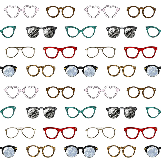 Walllpaper Roll 208X146cm Wallpaper Material With Print Kitchen Livingroom Bedroom Mural Decoration - Retro Glassesful