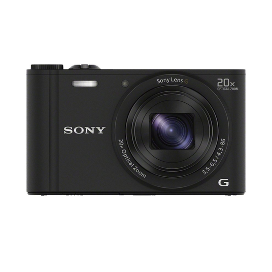 Sony DSCWX350 Digital Compact Camera with Wi-Fi and NFC - Black
