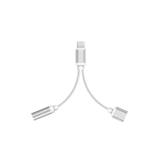 Lightning Adapter 2in1 with 3.5mm Aux-Port