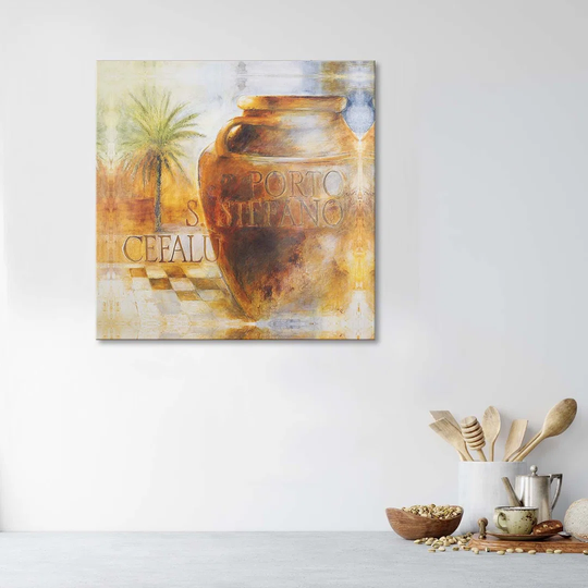 Canvas Print Jug Still Life Orange