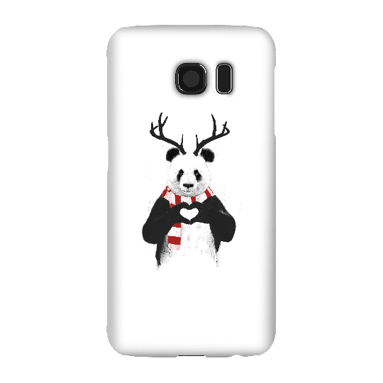 Balazs Solti Winter Panda Phone Case for iPhone and Android - Samsung S6 - Snap Case - Gloss