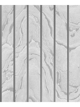 Muriva Woodgrain Panel Wallpaper
