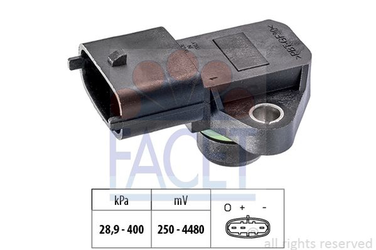 Air Pressure Sensor, height adaptation Made in Italy - OE Equivalent 103249