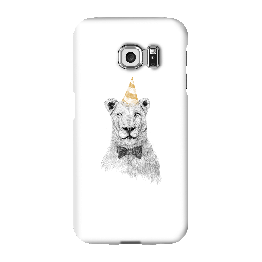 Balazs Solti Party Lion Phone Case for iPhone and Android - Samsung S6 Edge - Snap Case - Gloss