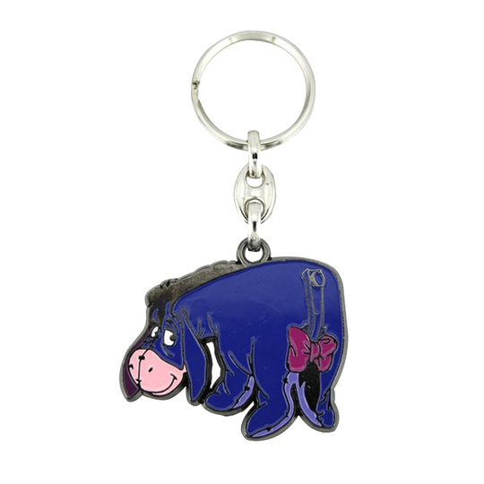 Disney Winnie The Pooh - Eeyore Standing Enamelled Licensed Keychain-Keyring