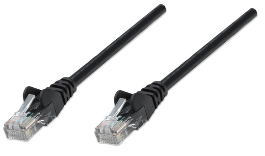 Intellinet Cat5e 0.5m Network Patch Cable Black