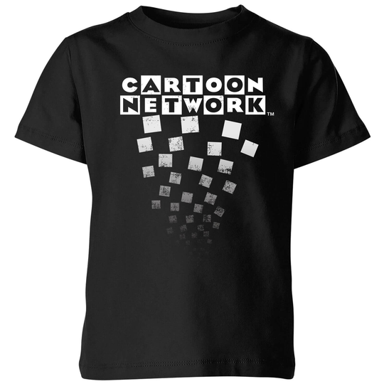 Cartoon Network Logo Fade Kids' T-Shirt - Black - 3-4 Years - Black