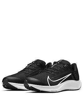 Nike Air Zoom Pegasus 38 - Black/White, Black/White, Size 3, Women