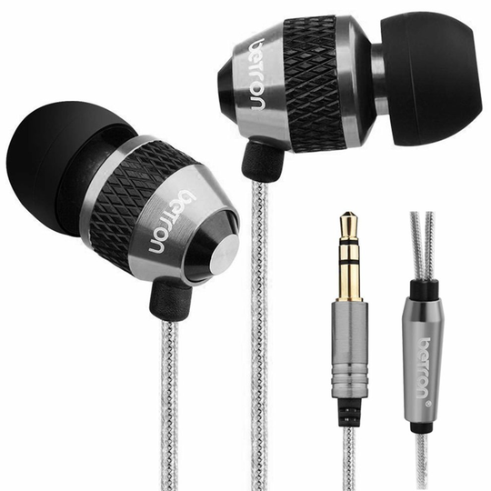 Betron B25 Noise Isolating in Ear Canal Headphones Earphones with Pure Sound and Powerful Bass for iPhone, iPad, iPod, Samsung Smartphones and...