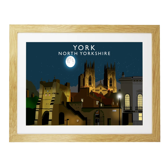 York Night by Richard O'Neil - Graphic Art Print on Paper