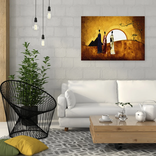 Canvas Print, Brown Abstraction 16767