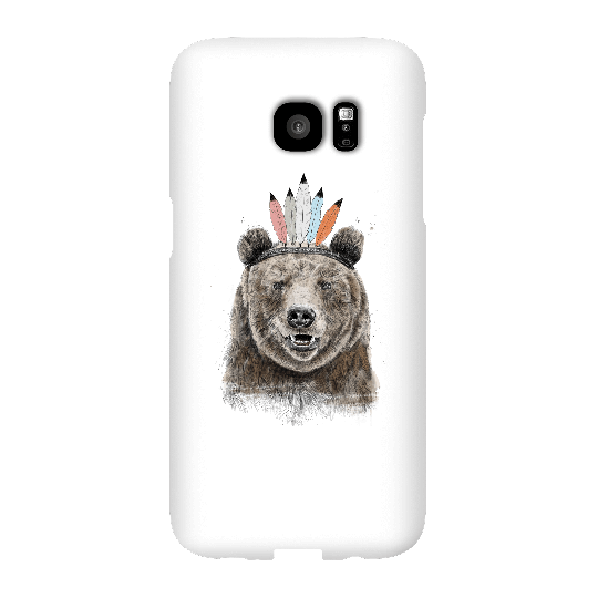 Balazs Solti Native Bear Phone Case for iPhone and Android - Samsung S7 Edge - Snap Case - Matte