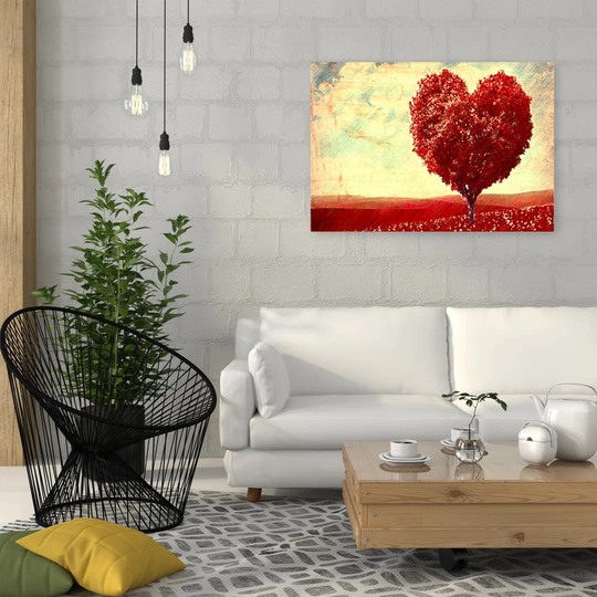 Canvas Print, Red Theme