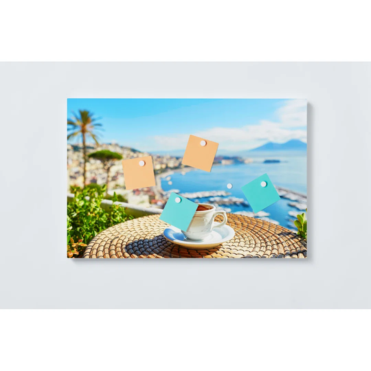 Coffee Magnetic Wall Mounted Cork Board